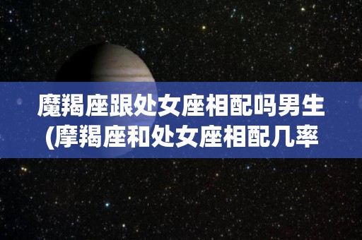 魔羯座跟处女座相配吗男生(摩羯座和处女座相配几率多少)