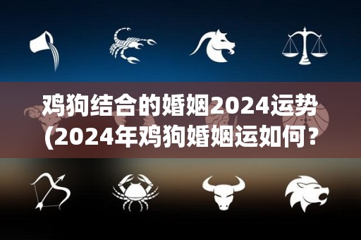 鸡狗结合的婚姻2024运势(2024年鸡狗婚姻运如何？)