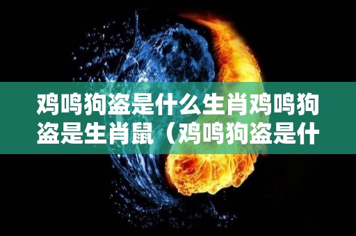 鸡鸣狗盗是什么生肖鸡鸣狗盗是生肖鼠（鸡鸣狗盗是什么意思啊是什么生肖）