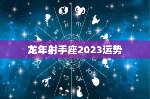 龙年射手座2023运势