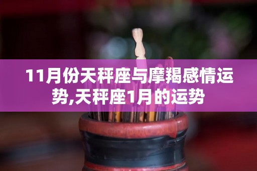 11月份天秤座与摩羯感情运势,天秤座1月的运势