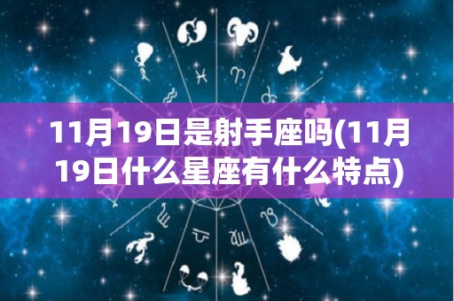 11月19日是射手座吗(11月19日什么星座有什么特点)
