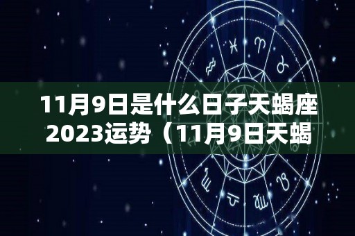 11月9日是什么日子天蝎座2023运势（11月9日天蝎厉害吗）