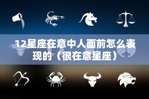 12星座在意中人面前怎么表现的（很在意星座）
