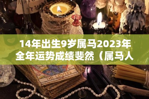 14年出生9岁属马2023年全年运势成绩斐然（属马人在2024年的全年运势）