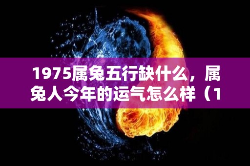 1975属兔五行缺什么，属兔人今年的运气怎么样（1975属兔命里缺啥）