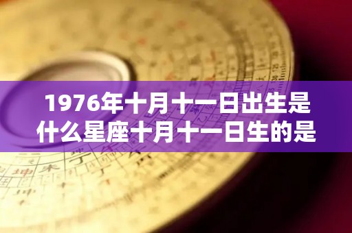 1976年十月十一日出生是什么星座十月十一日生的是什么星座（1976农历10月11日是什么星座）
