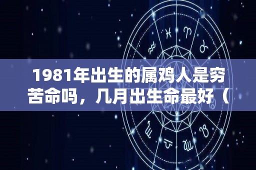 1981年出生的属鸡人是穷苦命吗，几月出生命最好（1981年的鸡什么命运）