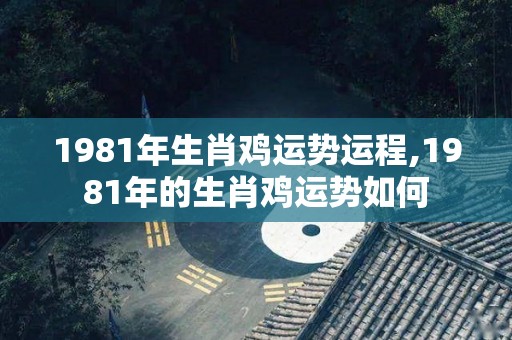 1981年生肖鸡运势运程,1981年的生肖鸡运势如何