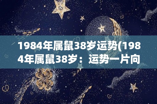 1984年属鼠38岁运势(1984年属鼠38岁：运势一片向上。)