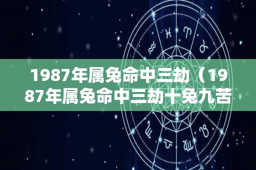 1987年属兔命中三劫（1987年属兔命中三劫十兔九苦）