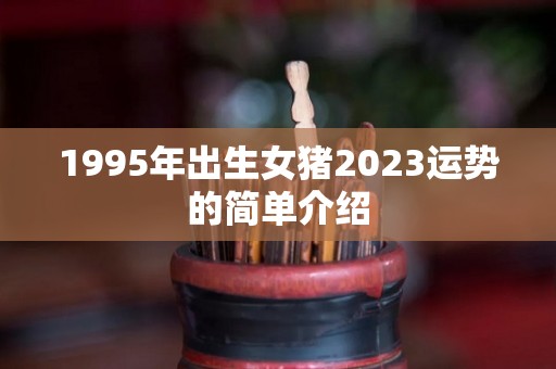 1995年出生女猪2023运势的简单介绍