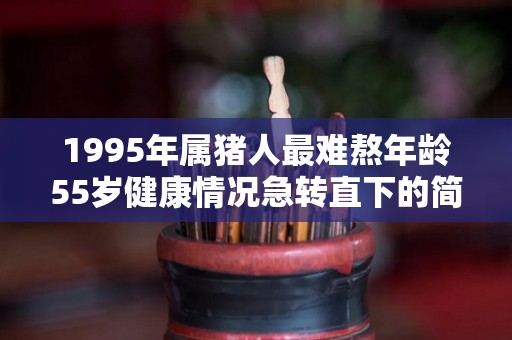 1995年属猪人最难熬年龄55岁健康情况急转直下的简单介绍