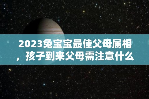 2023兔宝宝最佳父母属相，孩子到来父母需注意什么（2023年兔宝宝与父母）