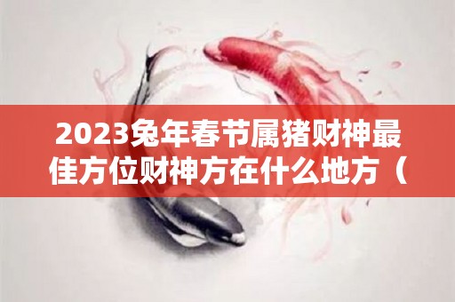 2023兔年春节属猪财神最佳方位财神方在什么地方（2021年属猪财神方位）