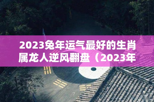 2023兔年运气最好的生肖属龙人逆风翻盘（2023年属兔好吗）