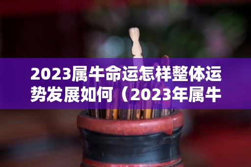 2023属牛命运怎样整体运势发展如何（2023年属牛人的运势运程大全完整版详解）