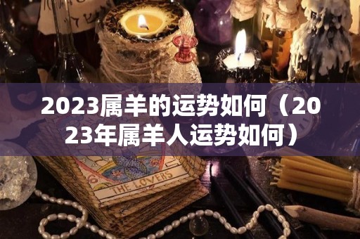 2023属羊的运势如何（2023年属羊人运势如何）