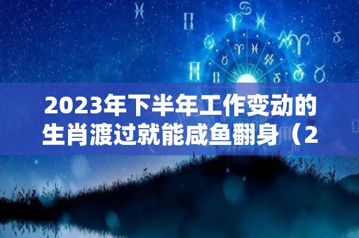 2023年下半年工作变动的生肖渡过就能咸鱼翻身（2023年最顺利的4大属相）