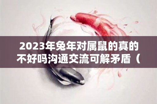 2023年兔年对属鼠的真的不好吗沟通交流可解矛盾（2023年属兔命好不好）