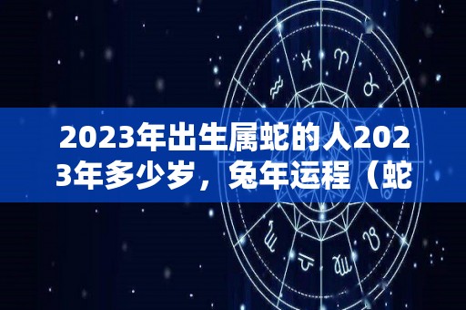 2023年出生属蛇的人2023年多少岁，兔年运程（蛇在2023年）