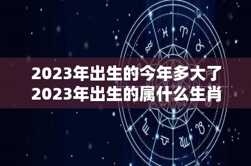 2023年出生的今年多大了2023年出生的属什么生肖（2023年出生的属相是什么）