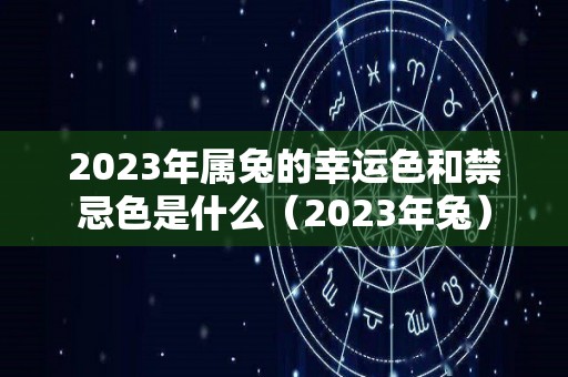 2023年属兔的幸运色和禁忌色是什么（2023年兔）