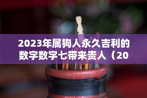 2023年属狗人永久吉利的数字数字七带来贵人（2023年属狗）