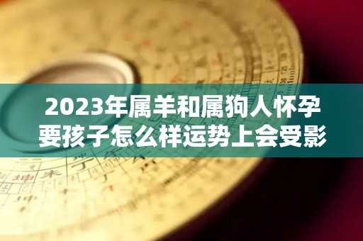 2023年属羊和属狗人怀孕要孩子怎么样运势上会受影响吗（属羊和属狗的人生个属什么的孩子好）