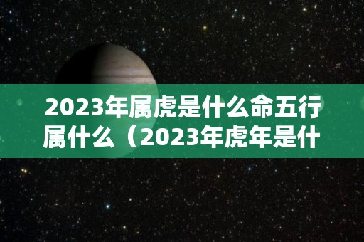 2023年属虎是什么命五行属什么（2023年虎年是什么命）
