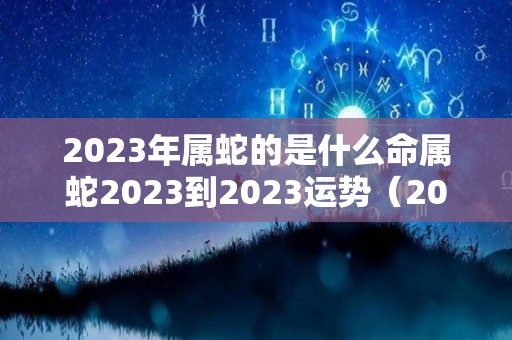 2023年属蛇的是什么命属蛇2023到2023运势（2023年属蛇人的感情和婚姻）