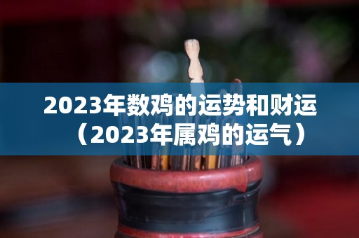 2023年数鸡的运势和财运（2023年属鸡的运气）