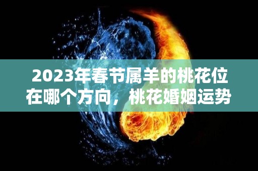 2023年春节属羊的桃花位在哪个方向，桃花婚姻运势（2021年属羊桃花位在什么方位）