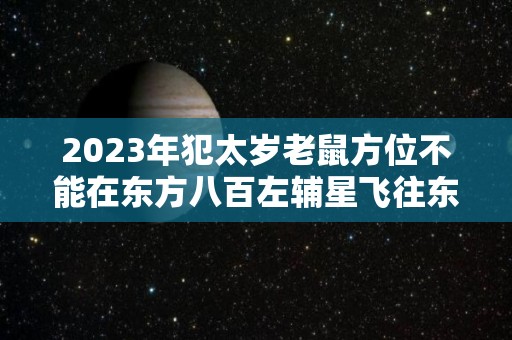 2023年犯太岁老鼠方位不能在东方八百左辅星飞往东北方（2033年犯太岁）