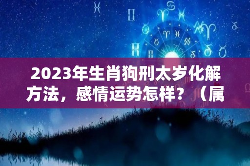 2023年生肖狗刑太岁化解方法，感情运势怎样？（属狗明年刑太岁）