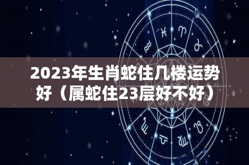 2023年生肖蛇住几楼运势好（属蛇住23层好不好）