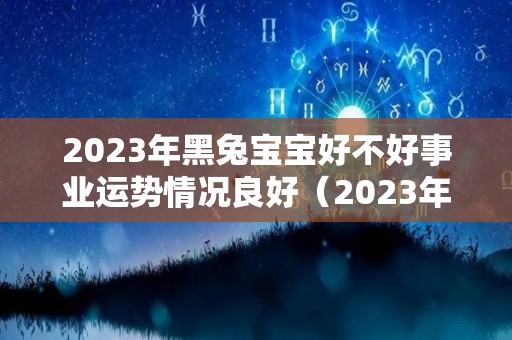 2023年黑兔宝宝好不好事业运势情况良好（2023年黑兔年大灾难是什么）