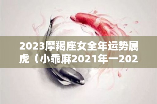 2023摩羯座女全年运势属虎（小乖麻2021年一2023年摩羯运）