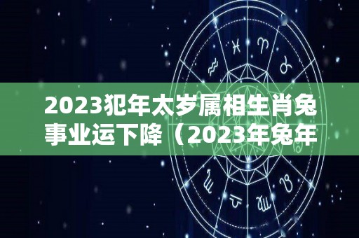 2023犯年太岁属相生肖兔事业运下降（2023年兔年犯太岁的5个属相）