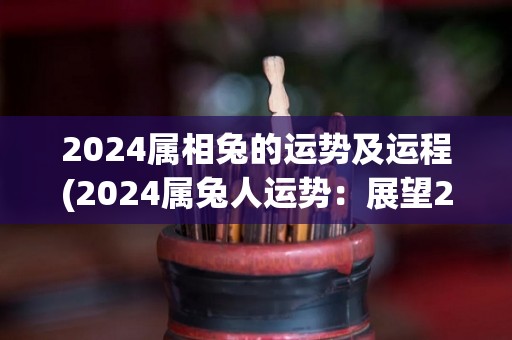 2024属相兔的运势及运程(2024属兔人运势：展望2024，运势旺盛，事业财运双丰收)