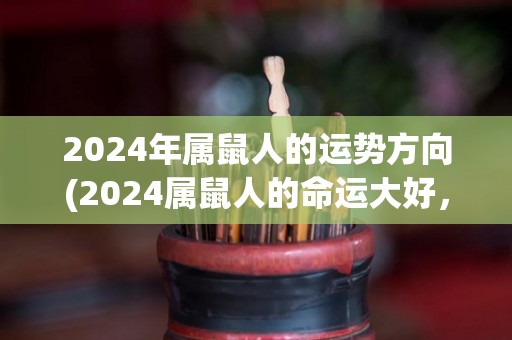 2024年属鼠人的运势方向(2024属鼠人的命运大好，五行相助，财运旺盛)