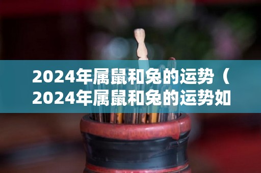 2024年属鼠和兔的运势（2024年属鼠和兔的运势如何）