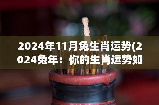 2024年11月兔生肖运势(2024兔年：你的生肖运势如何？)