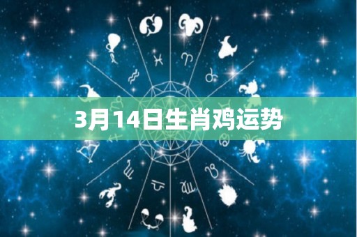 3月14日生肖鸡运势