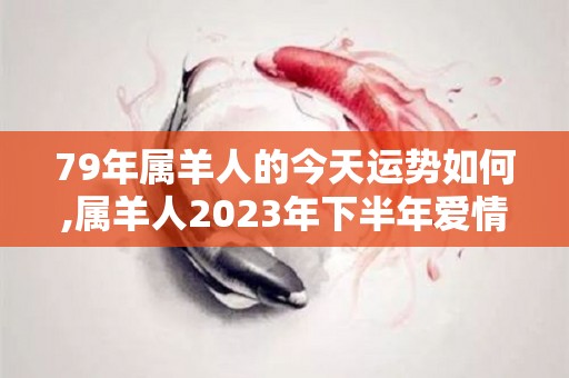 79年属羊人的今天运势如何,属羊人2023年下半年爱情运势