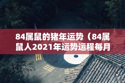 84属鼠的猪年运势（84属鼠人2021年运势运程每月运程）