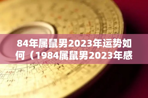 84年属鼠男2023年运势如何（1984属鼠男2023年感情运势）