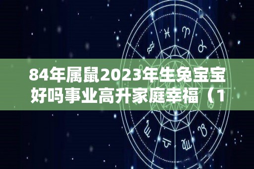 84年属鼠2023年生兔宝宝好吗事业高升家庭幸福（1984年属鼠2023年运势每月运势）