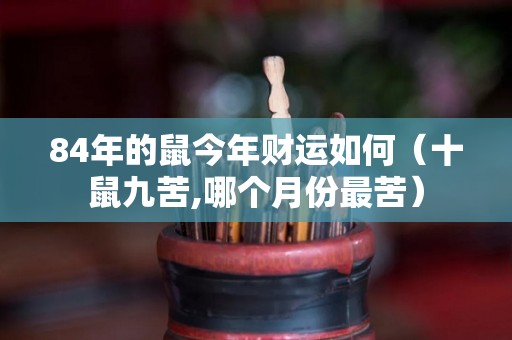 84年的鼠今年财运如何（十鼠九苦,哪个月份最苦）